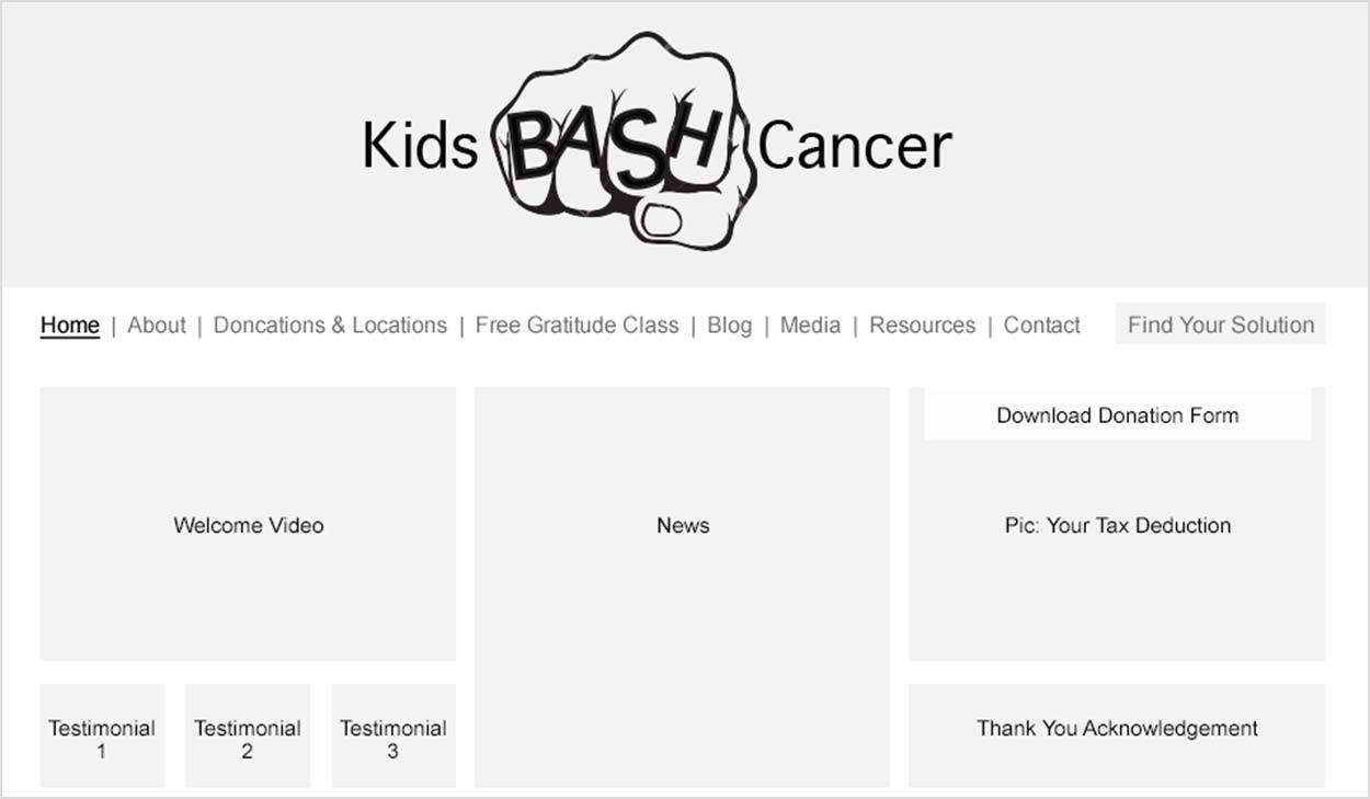 scott trebes kids bash cancer